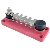 Red 1/4" Male Spade 20 Terminal Busbar - Car Builder Solutions