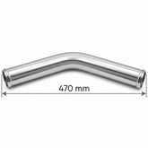 Aluminium Bend 32mm O.D. 45 Degree - Car Builder Solutions