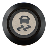 Traction Control Momentary Switch Illuminated Black Bezel - Car Builder Solutions