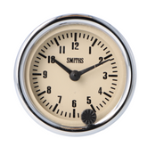 Smiths Analogue Time Clock Black / Magnolia Face
