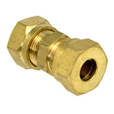 Brass Compression Union For 3/8" Copper , Nylon or Steel Pipe