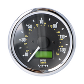 Smiths Classic Digital 80mm Speedometer - Black Face - Chrome Bezel