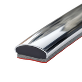 8mm x 3mm Chrome Flat Trim Per Metre