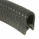 Embossed Black PVC Edge Trim 16mm x 11mm