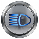 Flush Bezel Chrome LED Warning Light Beam - Car Builder Solutions