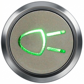 Flush Bezel Chrome LED Warning Light Lights - Car Builder Solutions