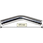 Aluminium Bend 32mm O.D. 45 Degree - Car Builder Solutions