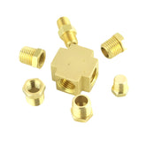 4 Way Brass Thread Adapter - Car Builder Solutions