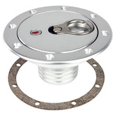 126mm Locking Aero Fuel Cap and Neck Assembly Satin - Car Builder Solutions