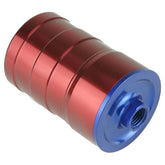 Billet Aluminium Fuel Filter Red 95mm - Car Builder Solutions