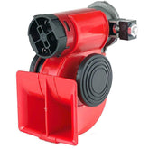 Red Compact Twin Tone Air Horn - Car Builder Solutions