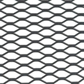Satin Black Anodised Honeycomb Expanded Aluminium Mesh 1000 x 250mm - Car Builder Solutions