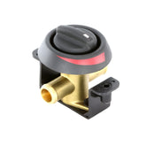Dash or Panel Mounted 15mm (5/8") Brass Heater Valve - Car Builder Solutions