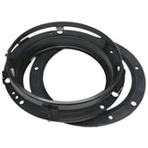 7" All Black Half Bowl Headlamp Nest - Car Builder Solutions