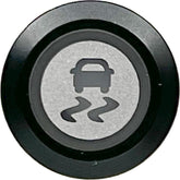 Traction Control Momentary Switch Illuminated Black Bezel - Car Builder Solutions