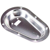 Natural Aluminium Recess Mounting Plates Pair for Sliding Retained Pin Bonnet Pin Kit - Car Builder Solutions