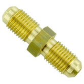 Brass In-Line Connector 7/16" unf Male Male - Car Builder Solutions
