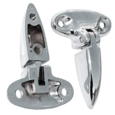 Chrome Mini Boot Hinges 90mm Pair - Car Builder Solutions