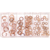 Copper Washer Selection Pack Of 110 - Car Builder Solutions