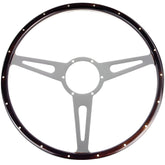17" Dark Wood Rim Steering Wheel - Car Builder Solutions