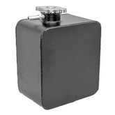 2 Litre Black Aluminium Expansion / Overflow Tank - Car Builder Solutions