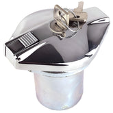 Locking Chrome Fuel Cap Assembly - Car Builder Solutions