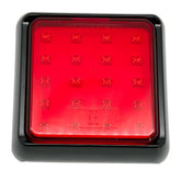 Surface Mount Square LED Rear Fog Light 120mm x 120mm - Car Builder Solutions