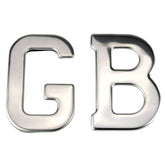 Pressed Stainless Steel GB Badge - Car Builder Solutions