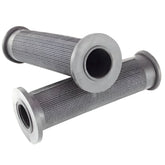 22mm and 25mm Rubber Handlebar Grips Classic Style Pair - Car Builder Solutions