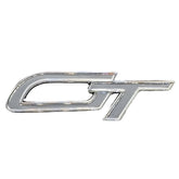 All Chrome Self Adhesive Script GT Badge - Car Builder Solutions