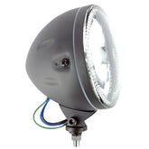 Halo Rim Headlamp Black 146mm - Car Builder Solutions