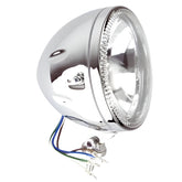 Halo Rim Headlamp Chrome 146mm - Car Builder Solutions