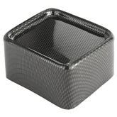 Carbon Fibre Effect Single Rectangular Lamp Housing 102mm - Car Builder Solutions