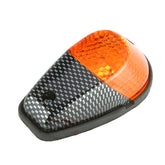Wing Mount Indicators Carbon/Amber Lens 92mm - Car Builder Solutions