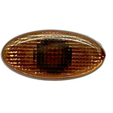 Smoked Amber Oval Indicators / Side Repeaters Pair - Car Builder Solutions
