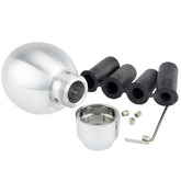 Satin Aluminium Egg Shape Gear Knob - Car Builder Solutions