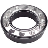 95mm LED Dual Concentric Lamp Outer Ring Rear Clear Lens Indicator - Car Builder Solutions
