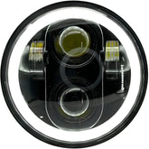 LED Replacement 5 3/4" Headlamp With HALO Driving Light and Amber Indicator - Car Builder Solutions