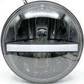 LED Replacement 7" Headlamp With Driving Light and Amber Indicator - Car Builder Solutions