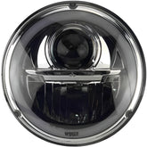 Wipac LED Projector Style Replacement Headlamp With Halo Sidelight and Chrome Bezel - Car Builder Solutions