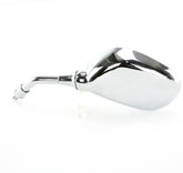 Small Chrome Mirror Short Stalk 200mm - Car Builder Solutions