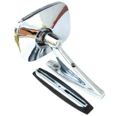 Chrome Rectangular Pedestal Mirror 135mm - Car Builder Solutions