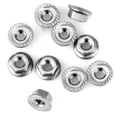 M4 Stainless Flange Nuts Pack Of 10 - Car Builder Solutions