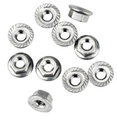 M4 Stainless Flange Nuts Pack Of 10 - Car Builder Solutions