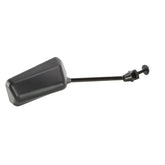 Long Stalk Race Style Side Mirror Satin Black 112mm - Car Builder Solutions