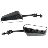 Short Stalk Race Style Mirror Carbon Effect - Car Builder Solutions