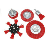 5 Piece Abrasive Nylon Rotary Brush Pack - Car Builder Solutions