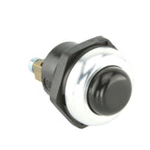 Push Button Aluminium Bezel Black Button - Car Builder Solutions