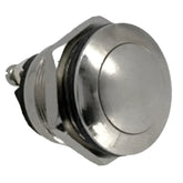 Push Button Plated Brass - Car Builder Solutions