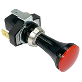 ON-OFF Illuminated Push-Pull Switch RED - Car Builder Solutions